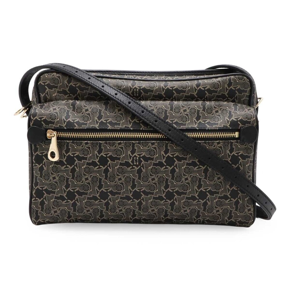 Celine Sulky Crossbody Bag Leather Black Charm